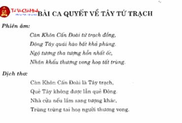 Bài Ca Quyết Về Tây Tứ Trạch: Cẩm Nang Chọn Trạch Theo Mệnh Tây