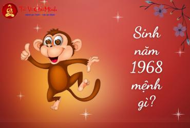 Sinh năm 1968 mệnh gì? Khám phá yếu tố phong thủy tuổi Mậu Thân