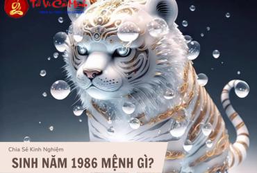 Sinh năm 1986 mệnh gì? Khám phá bản mệnh Bính Dần và vận mệnh trọn đời