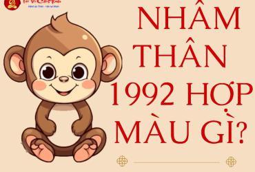 Sinh năm 1992 hợp màu gì? Bí quyết chọn màu phong thủy cho tuổi Nhâm Thân