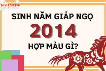 Sinh năm 2014 hợp màu gì? Bí quyết chọn màu sắc phong thủy hợp mệnh