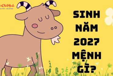 Sinh năm 2027 mệnh gì? Giải mã chi tiết vận mệnh tuổi Đinh Mùi