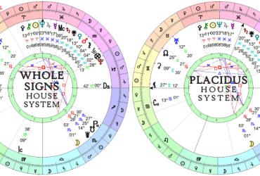 Các hệ thống tính Nhà phổ biến: Placidus vs Whole Sign