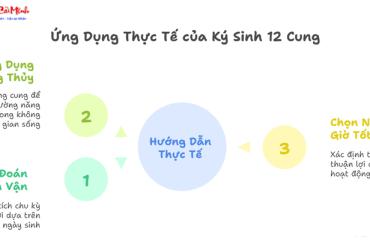 Ký Sinh 12 Cung: Chu Trình Sinh - Trưởng - Suy - Diệt Trong Phong Thủy