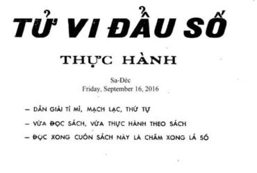 Khám Phá Bí Ẩn Tử Vi Đẩu Số Thực Hành – Hướng Dẫn Đọc Lá Số Chính Xác