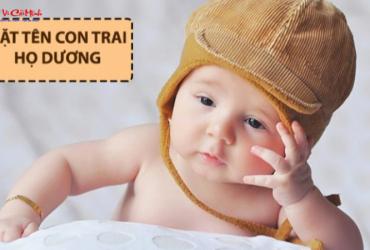 Tên Con Trai Họ Dương: Gợi Ý Tên Hay Và Ý Nghĩa Cho Bé Trai