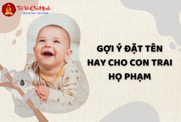 Tên Con Trai Họ Phạm: Gợi Ý Đặt Tên Hay Và Ý Nghĩa Cho Bé Trai