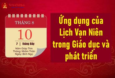 Ứng dụng của Lịch Vạn Niên trong Giáo dục và phát triển