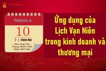 Ứng dụng của Lịch Vạn Niên trong Kinh doanh và Thương mại