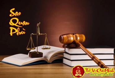 Sao Quan Phù Ở Mệnh Và Các Cung Trong Tử Vi