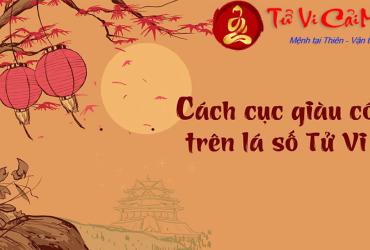 Cách Cục Giàu Có, Nhiều Tài Sản Trong Tử Vi