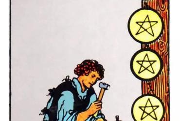Lá Bài Eight of Pentacles - Ý Nghĩa Tình Yêu, Sức Khỏe, Tiền Bạc