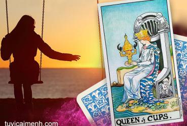 Lá Bài Queen of Cups Tarot - Ý Nghĩa Tình Yêu, Sức Khỏe & Công Việc