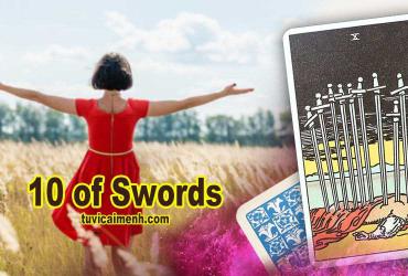 Lá Bài Ten of Swords Tarot - Ý Nghĩa Tình Yêu, Sức Khỏe, Sự Nghiệp