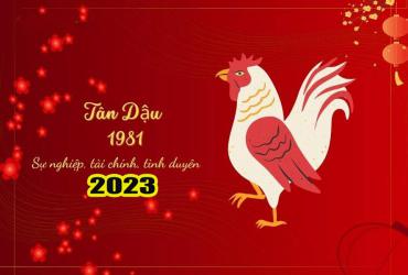 Tử vi tuổi Tân Dậu 1981 nữ mạng năm 2023