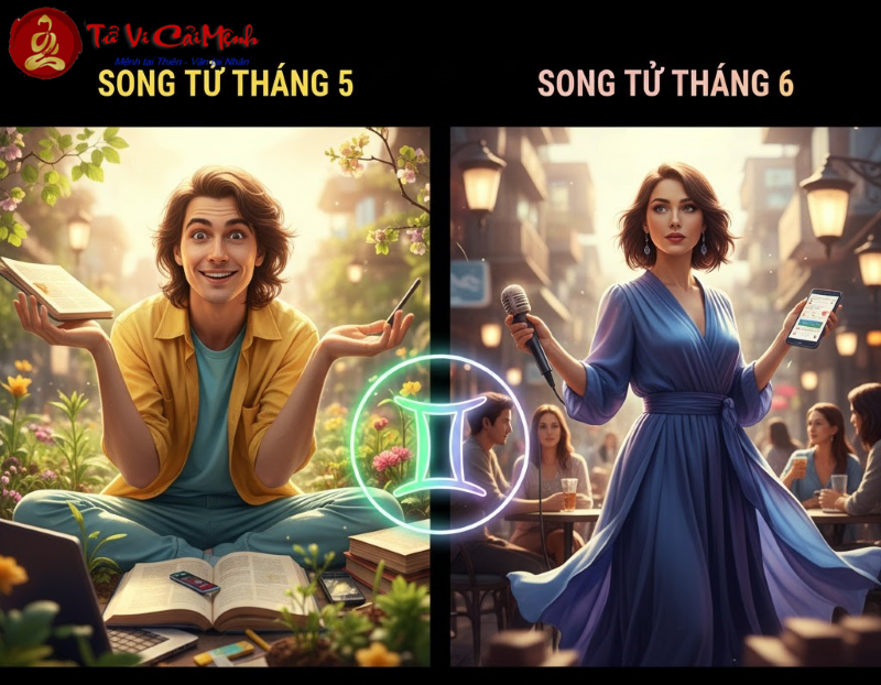 Sự Khác Biệt Giữa Cung Song Tử Tháng 5 Và Tháng 6