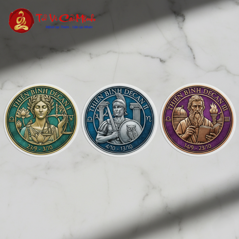 Các Decan của cung Thiên Bình