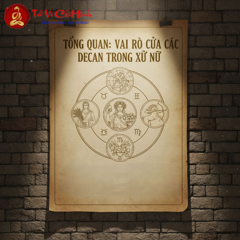 Các Decan của cung Xử Nữ