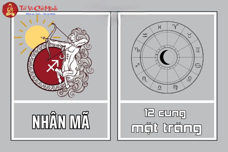 Mặt Trời Nhân Mã kết hợp với 12 cung Mặt Trăng