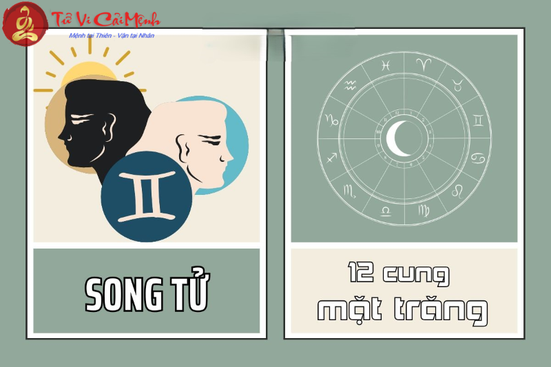 Mặt Trời Song Tử kết hợp với 12 cung Mặt Trăng