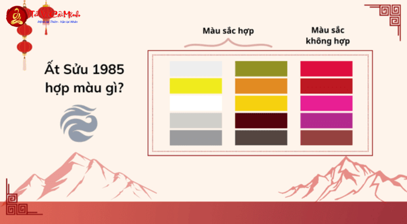 Sinh năm 1985 hợp màu gì? Phân tích chi tiết màu sắc may mắn cho tuổi Ất Sửu