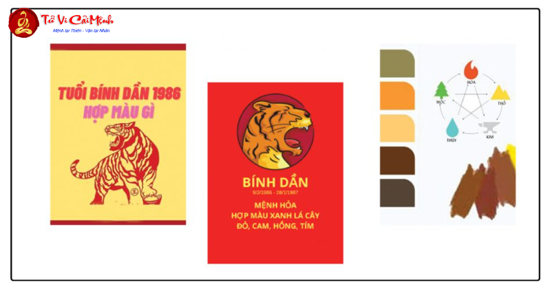 Sinh năm 1986 hợp màu gì? Bí quyết phong thủy cho tuổi Bính Dần