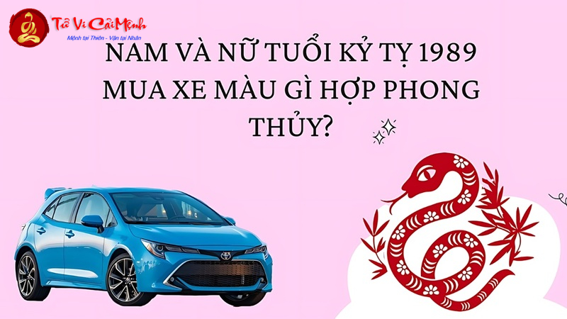 Tuổi Kỷ Tỵ 1989 Nên Mua Xe Màu Gì Để Tài Lộc Bừng Sáng?