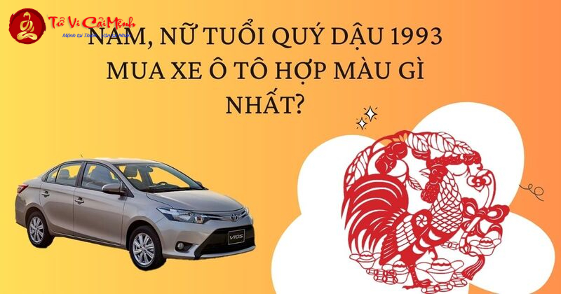 Tuổi Quý Dậu 1993: Chọn Màu Xe Nào Để Hút Tài Lộc Và Tránh Xui Xẻo?