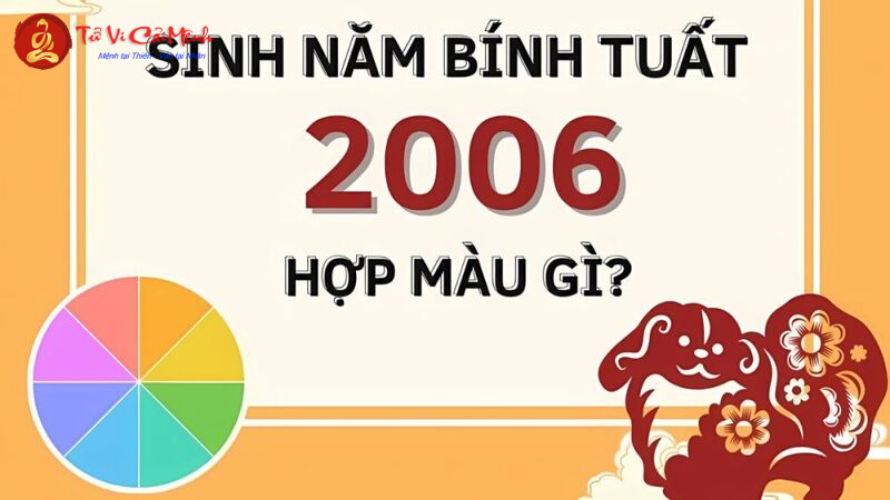 Sinh Năm 2006 Hợp Màu Gì? Chọn Màu Sắc Phong Thủy Để Tăng Tài Lộc