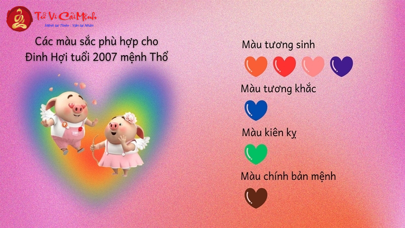 Sinh Năm 2007 Hợp Màu Gì? Chọn Màu Sắc Phong Thủy Để Tăng Tài Lộc