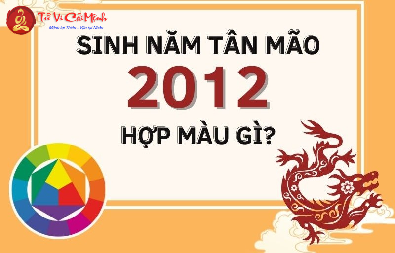 Sinh Năm 2012 Hợp Màu Gì? Chọn Màu Phong Thủy Để Thu Hút May Mắn