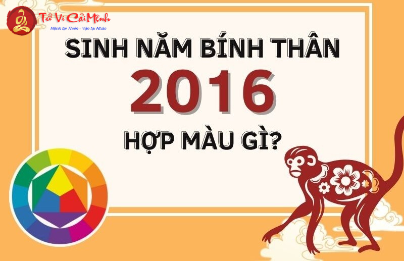 Sinh Năm 2016 Hợp Màu Gì? Màu Sắc May Mắn Cho Tuổi Bính Thân