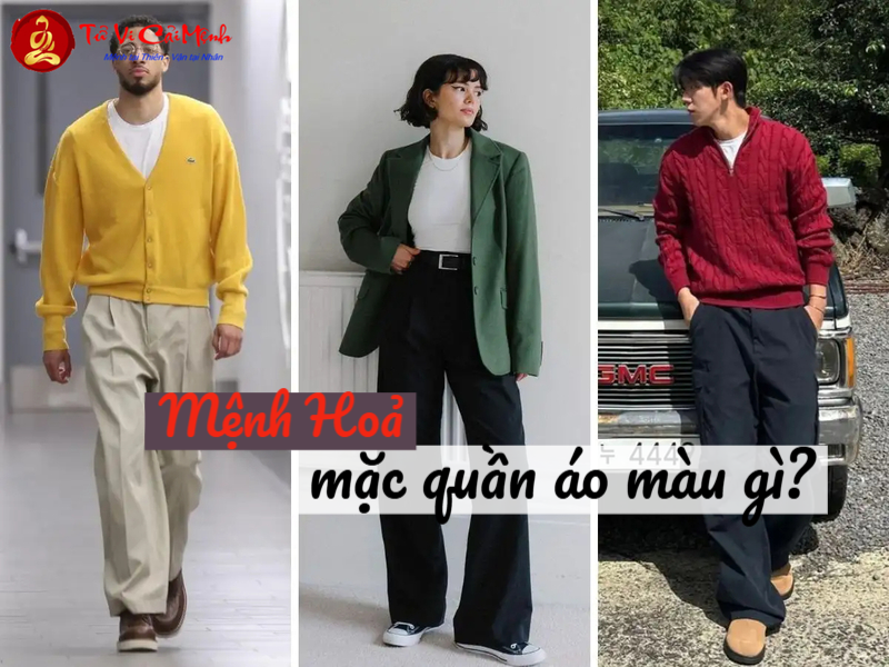 Mệnh Hoả Mặc Quần Áo Màu Gì - Bí Quyết Chọn Màu Hợp Phong Thủy