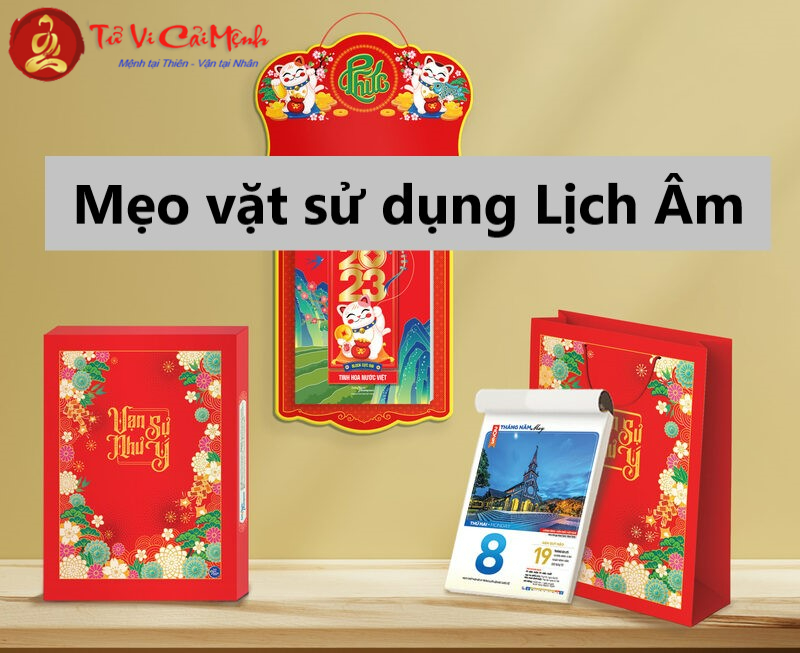 Mẹo vặt giúp sử dụng Lịch Âm hiệu quả