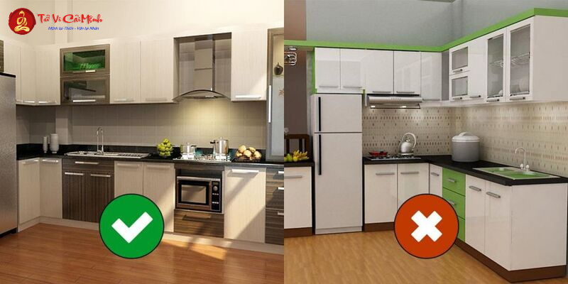 Lỗi Phong Thủy Nhà Bếp Cần Tránh Kẻo Hao Tài Tán Lộc