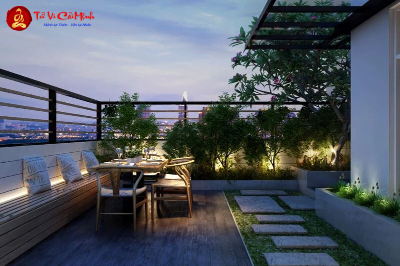 Phong Thủy Sân Thượng - Bí Quyết Tạo Không Gian Hài Hòa