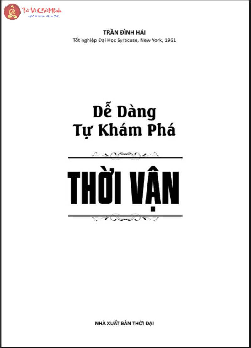 Khám Phá Bí Quyết Tự Thay Đổi Vận Mệnh Với Sách "Dễ Dàng Tự Khám Phá Thời Vận"