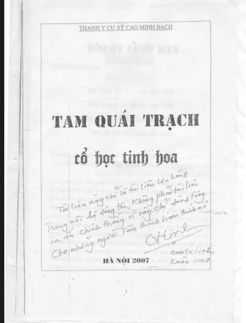 Tam Quái trạch Cổ Học Tinh Hoa – Cuốn Sách Tiết Lộ Bí Mật Phong Thủy Cổ Truyền!