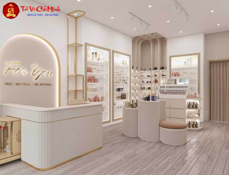 Thiết Kế Shop Mỹ Phẩm Theo Phong Thủy - Bí Quyết Tăng Doanh Số