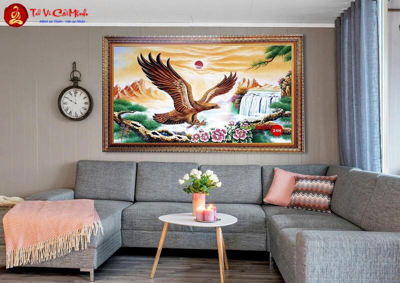Tranh Đại Bàng: Biểu Tượng Uy Quyền Và Tầm Nhìn Xa Trong Phong Thủy