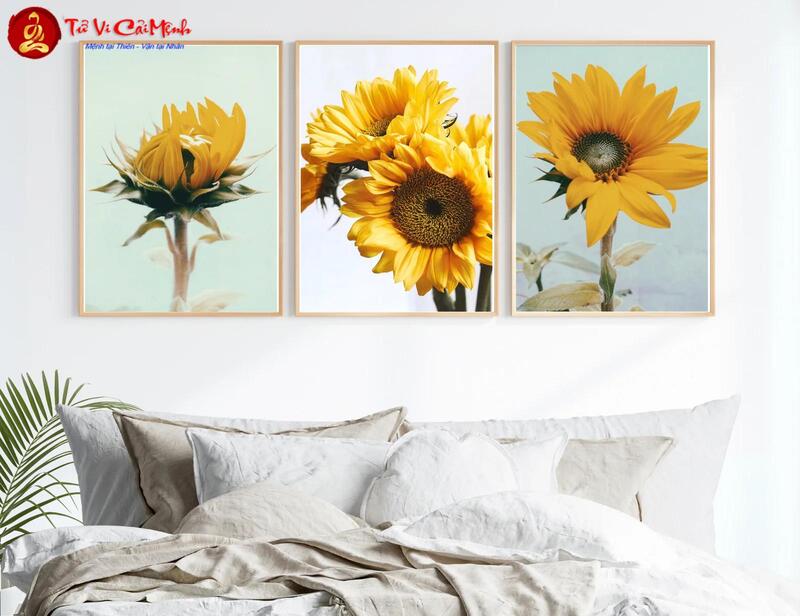 Tranh Hoa Hướng Dương: Biểu Tượng Năng Lượng Tích Cực Và Tranh Phong Thủy Mang Lại May Mắn