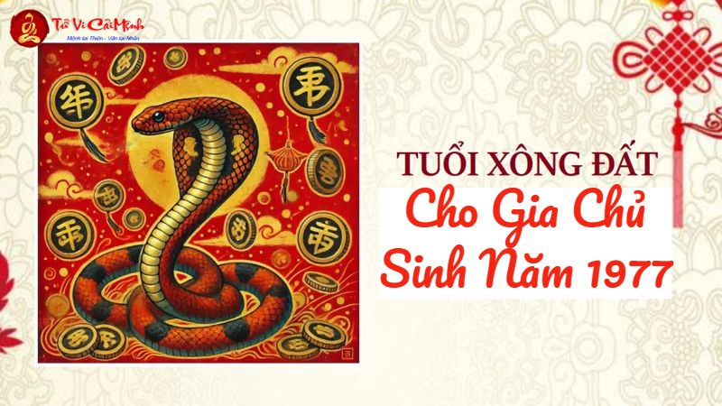 Tuổi Xông Đất Cho Gia Chủ Sinh Năm 1977 (Đinh Tỵ): Hướng Dẫn Toàn Diện
