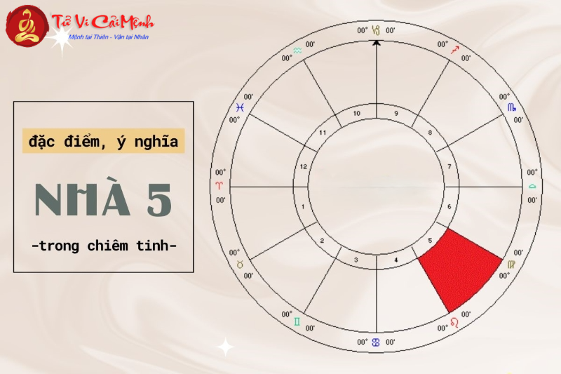 Đỉnh nhà 5 tại 12 cung hoàng đạo