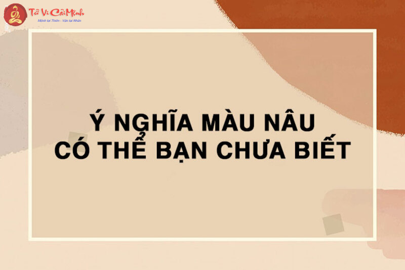 Ý Nghĩa Màu Nâu Trong Phong Thủy: Sự Ổn Định Và Cân Bằng Năng Lượng