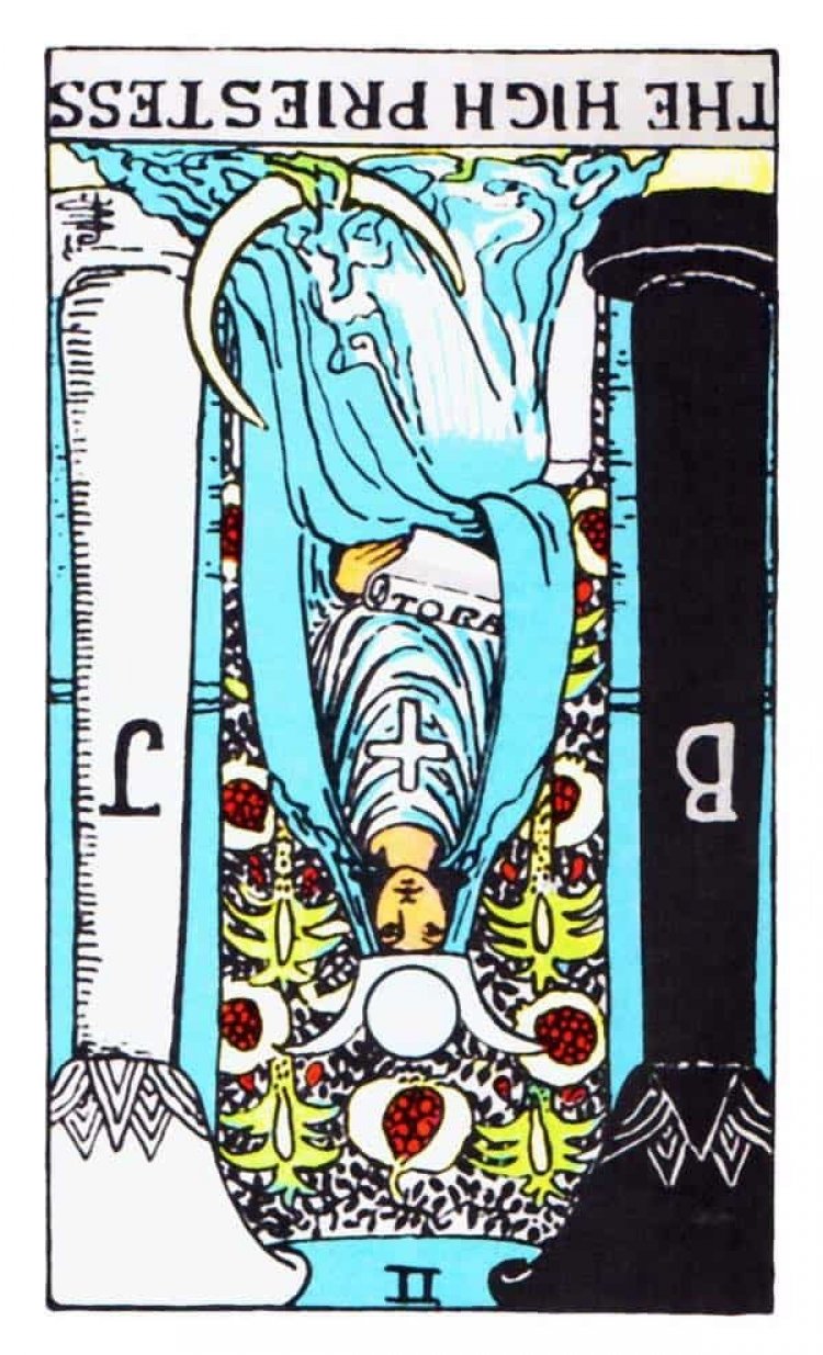Ý Nghĩa Lá Bài The High Priestess Tarot: Tình yêu, Sức khỏe & Sự Nghiệp